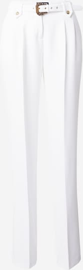 Versace Jeans Couture Hlače z naborki | bela barva, Prikaz izdelka