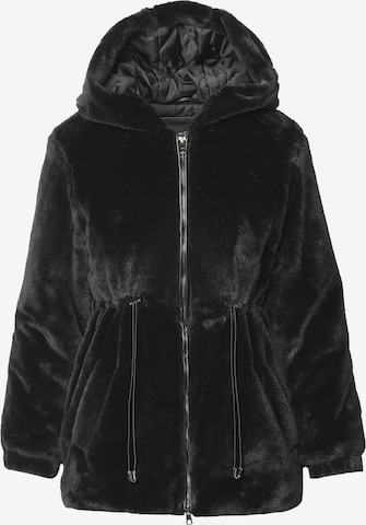 Manteau mi-saison KOROSHI en noir : devant
