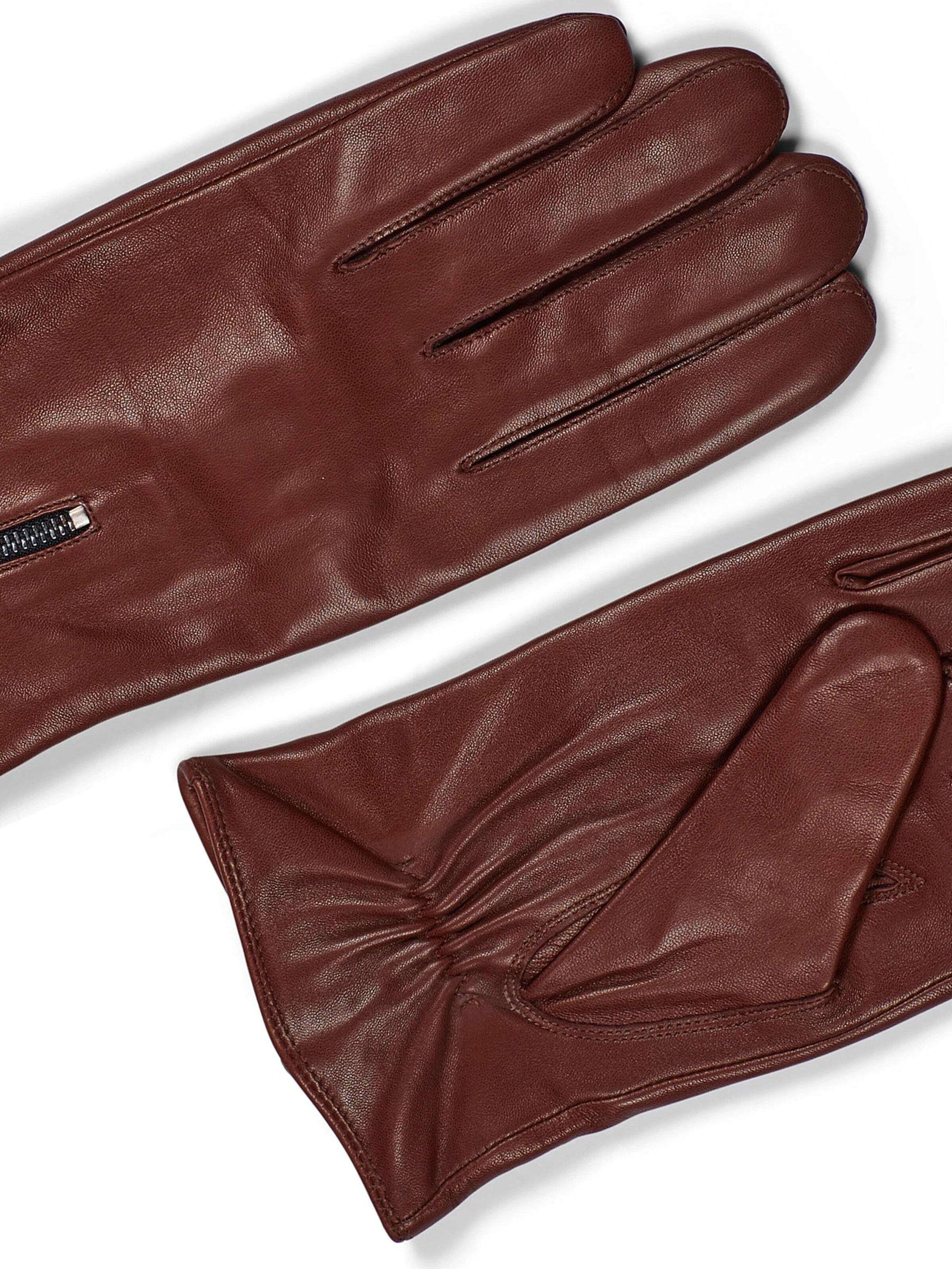 Howard London - Guantes con dedos 'Barney' en marrón