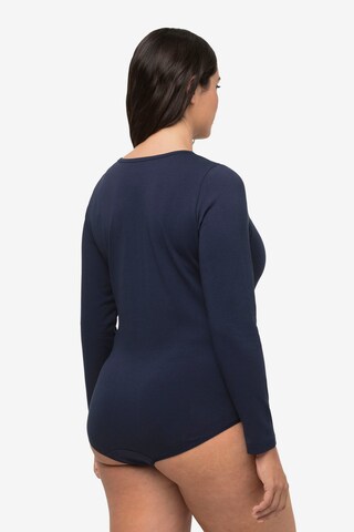 Ulla Popken Shirt body in Blauw