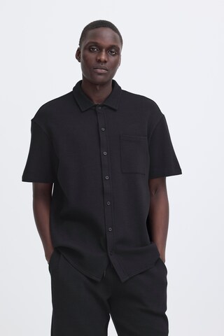BLEND Regular Fit Hemd in Schwarz: Vorderseite