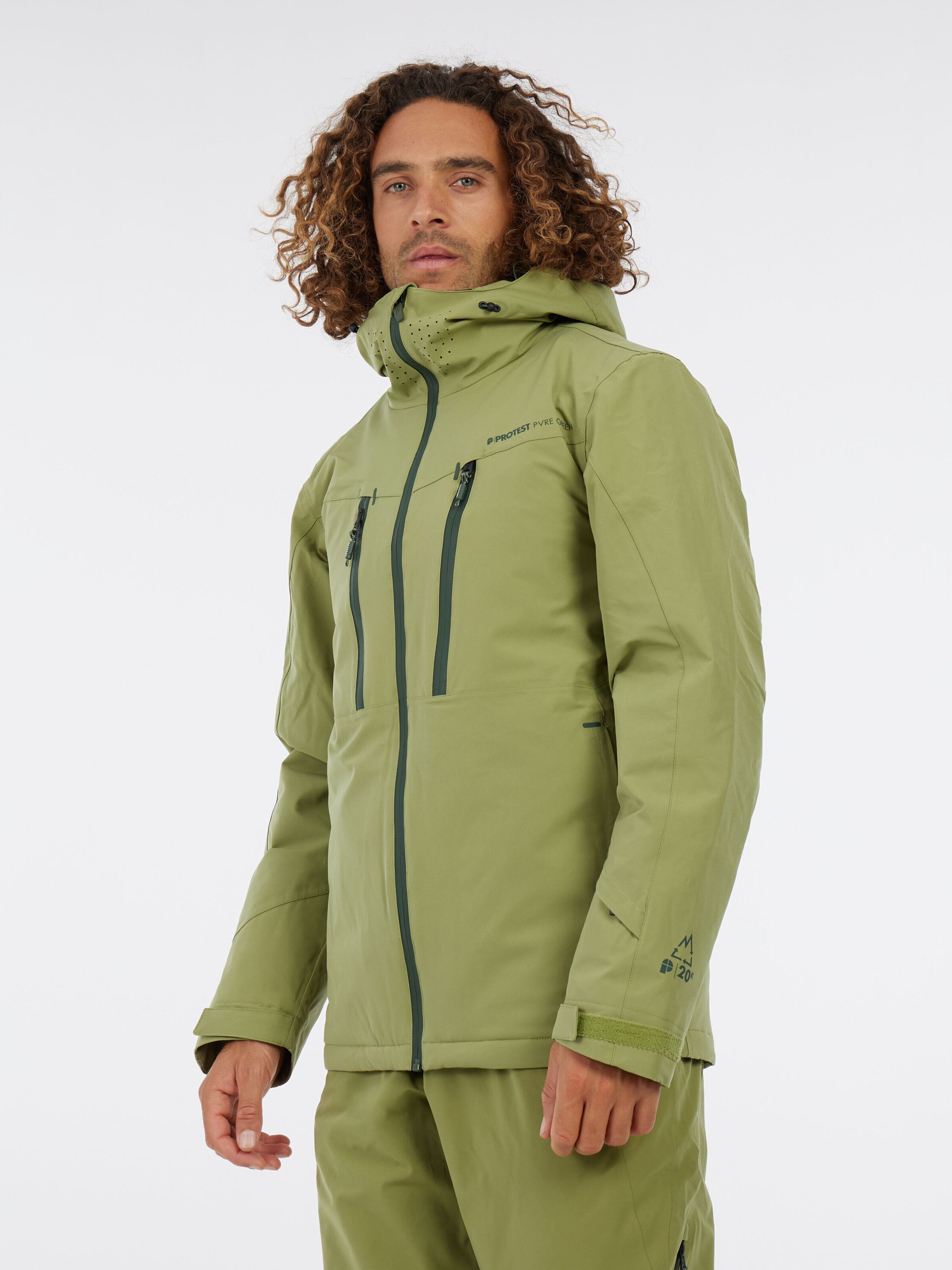 PROTEST Sportjacke 'PRTTIMOTHY'‌‌‌‌ in Grün