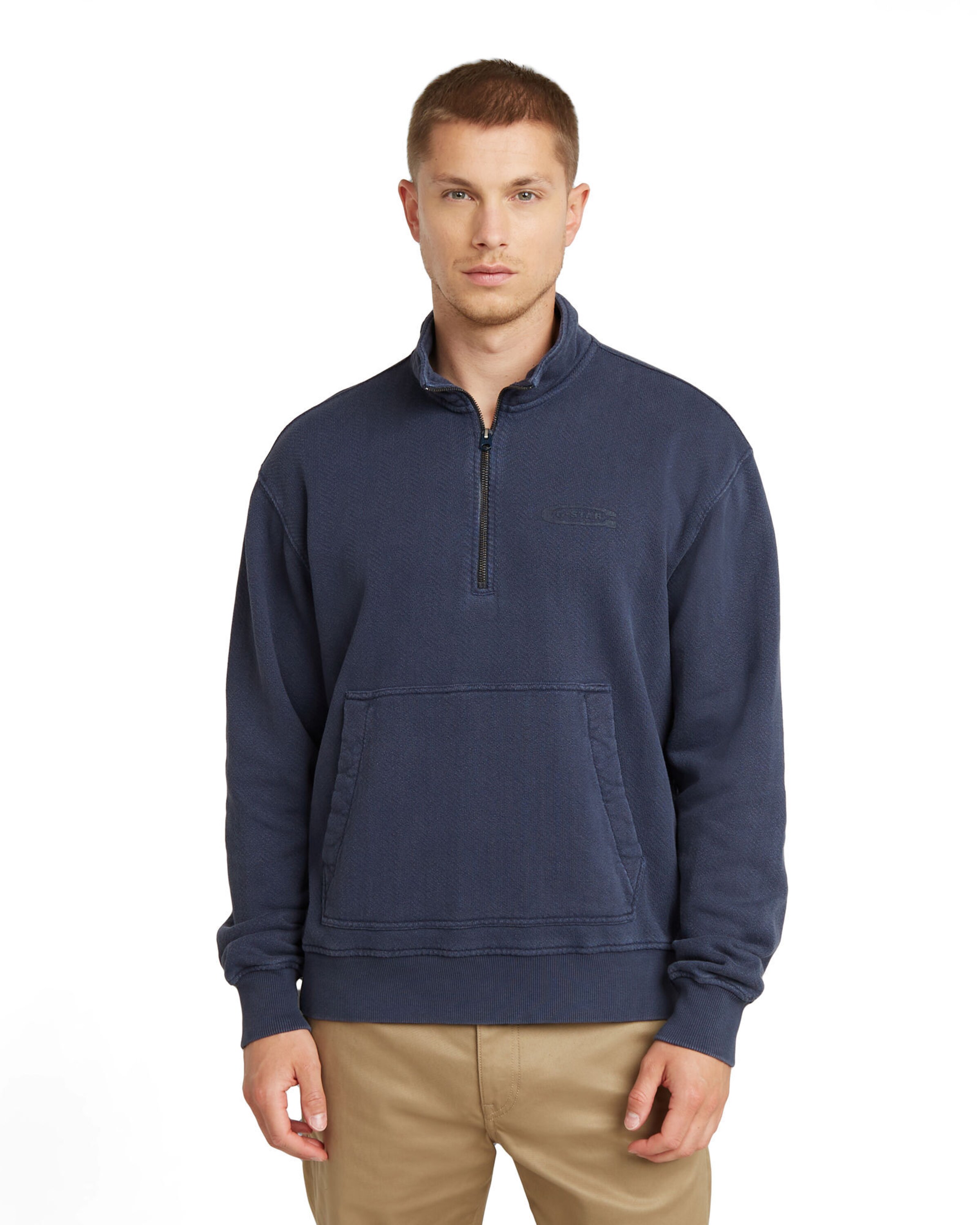 G-STAR Sweatshirt 'Relaxed' in Blue: front