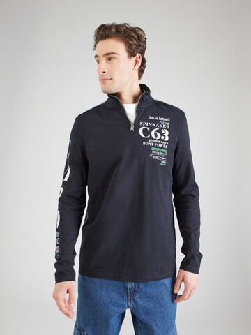 T-Shirt CAMP DAVID en bleu : devant
