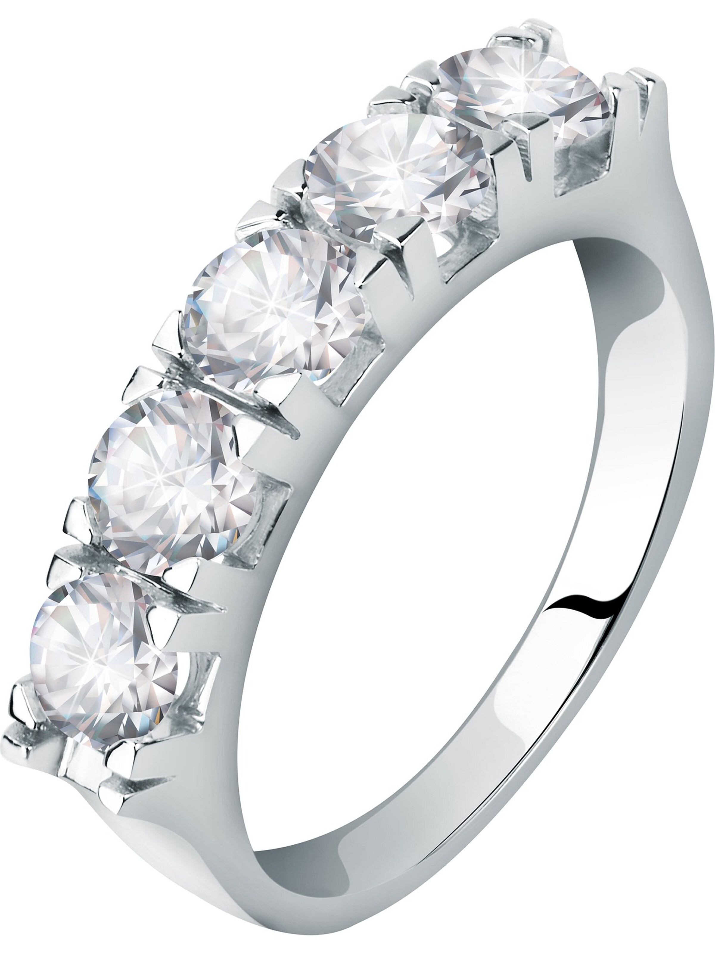 CHRIST Ring in White: front