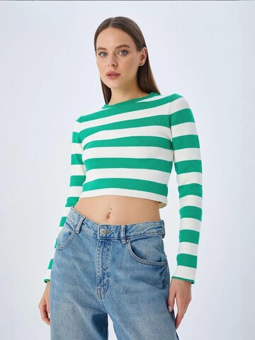 Pull-over 'Pullover' MixRay en vert : devant