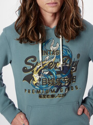 Sweat-shirt Superdry en bleu