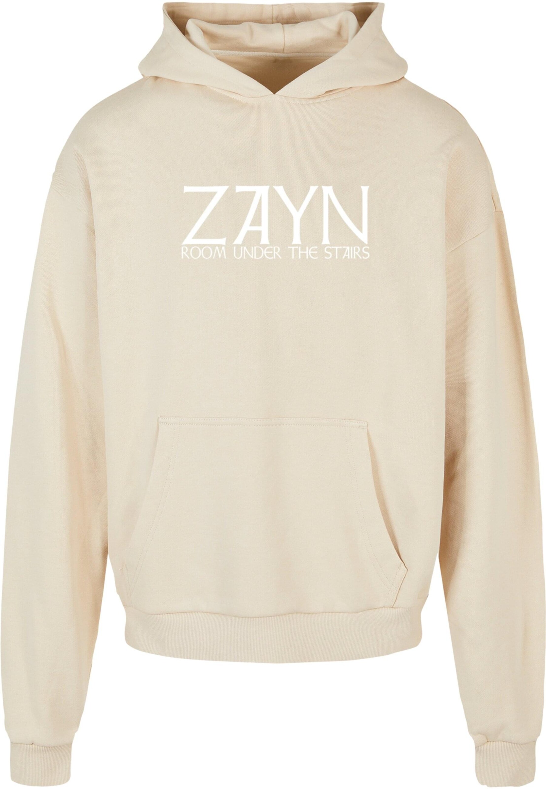 Sweat-shirt 'Zayn - Indigo' Merchcode en beige : devant