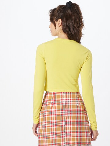 WEEKDAY Shirt in Yellow