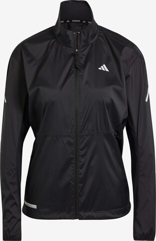 ADIDAS PERFORMANCE Sportjacke 'Ultimateadidas Allover' in Schwarz: predná strana