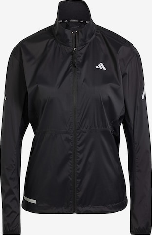 Geacă sport 'Ultimateadidas Allover' de la ADIDAS PERFORMANCE pe negru: față