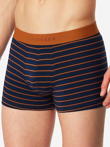 SCHIESSER Boxershorts '95/5 Organic Cotton' in Blauw