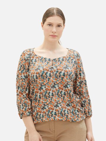 Tom Tailor Women + Blouse in Orange: front