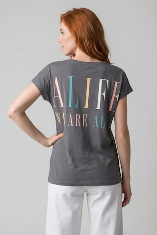 alife & kickin Shirt 'SofiaAK P' in Grijs: voorkant