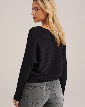 WE Fashion Neulepaita värissä musta