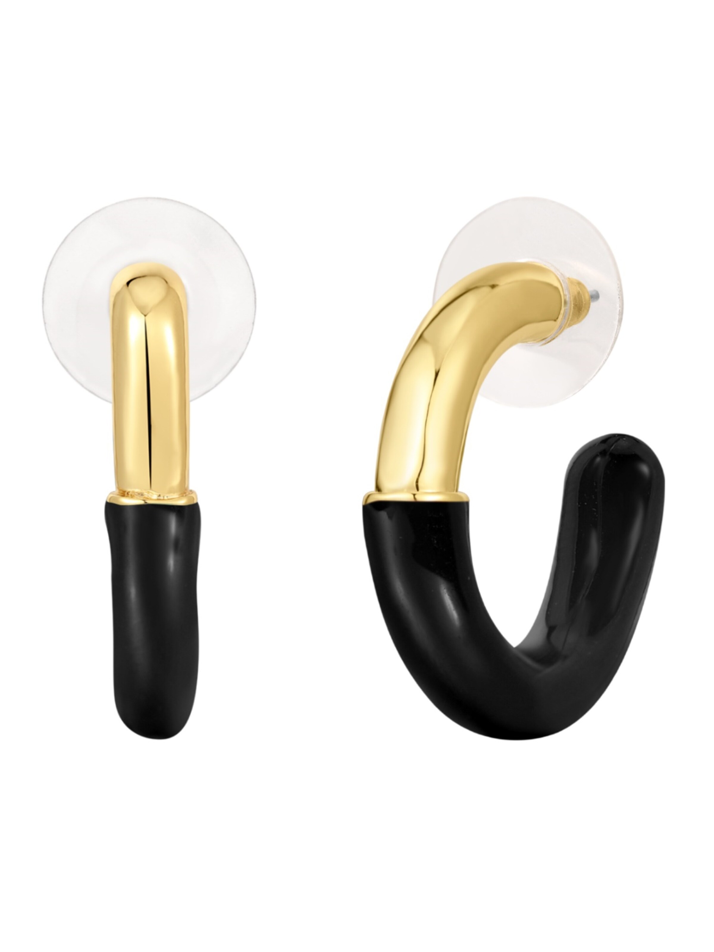 Yokoamii Earrings in Gold: front