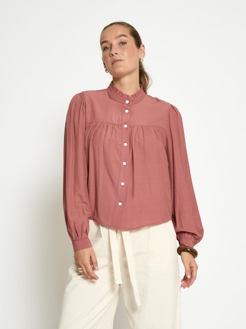 DESIRES Bluse 'Jenny' in Braun: Vorderseite