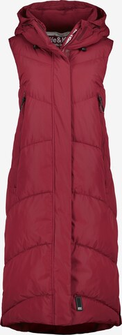 Alife and Kickin Vest in Red: front