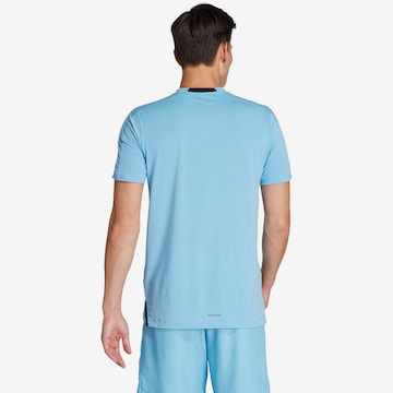 T-Shirt fonctionnel 'Designed For Training' ADIDAS PERFORMANCE en bleu