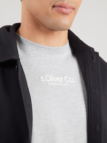 s.Oliver Μπλουζάκι σε γκρι