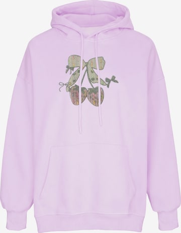 Sweat-shirt MYMO en violet : devant