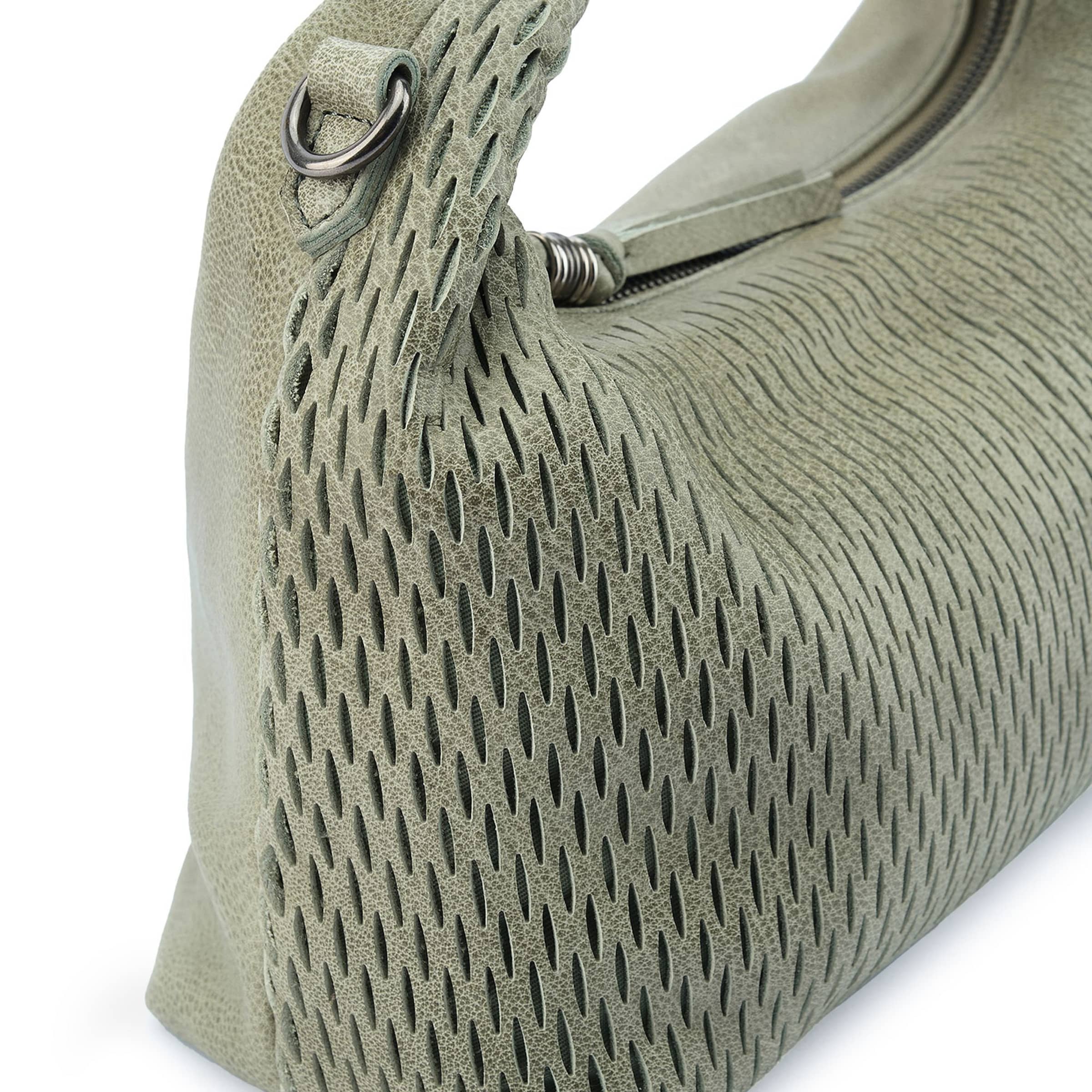 Borsa a mano 'Soft Cut' di FREDsBRUDER in verde