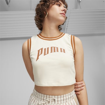 PUMA Top in White: front