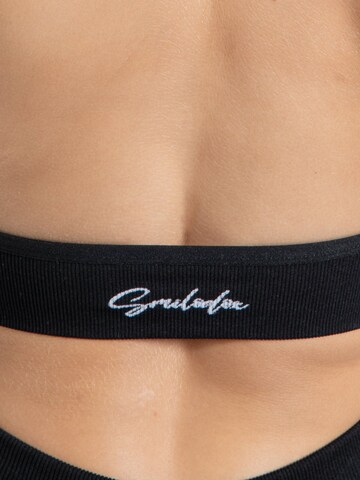 Bustier Soutien-gorge de sport 'Silvia' Smilodox en noir