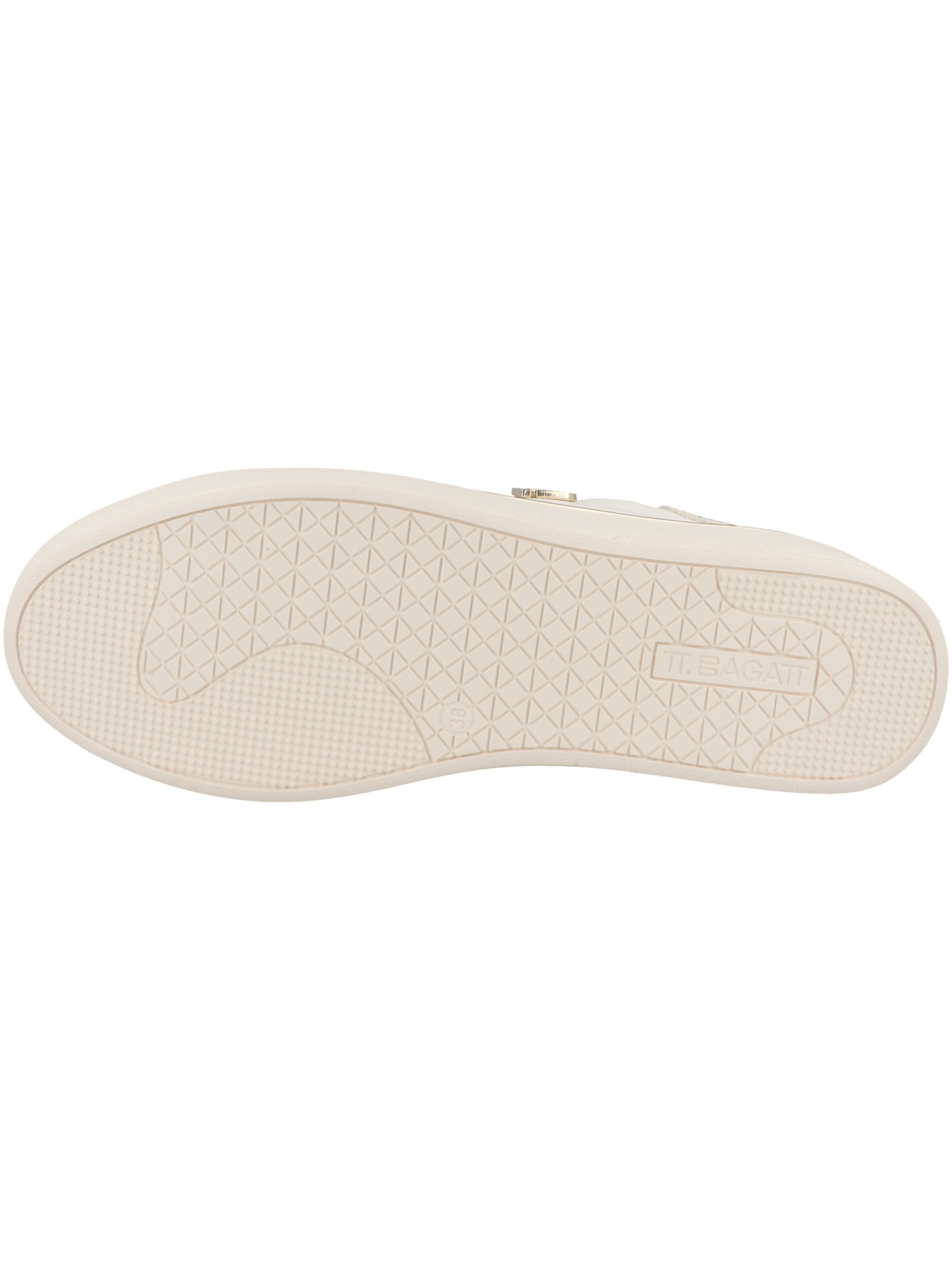 TT. BAGATT Platform trainers in White