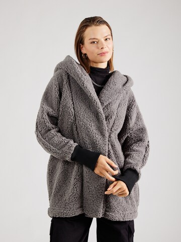 Manteau mi-saison 'NMCUDDLE' Noisy may en gris : devant