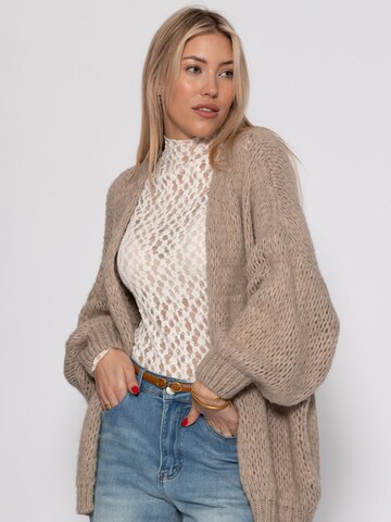 SASSYCLASSY Oversizestrickjacke‌‌‌‌‌‌ in Beige