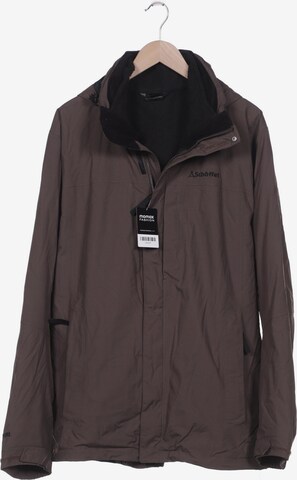 Schöffel Jacket & Coat in XXL in Brown: front