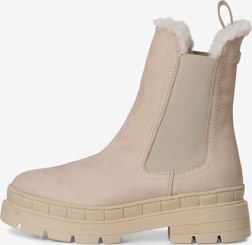 TAMARIS Chelsea boots i brun