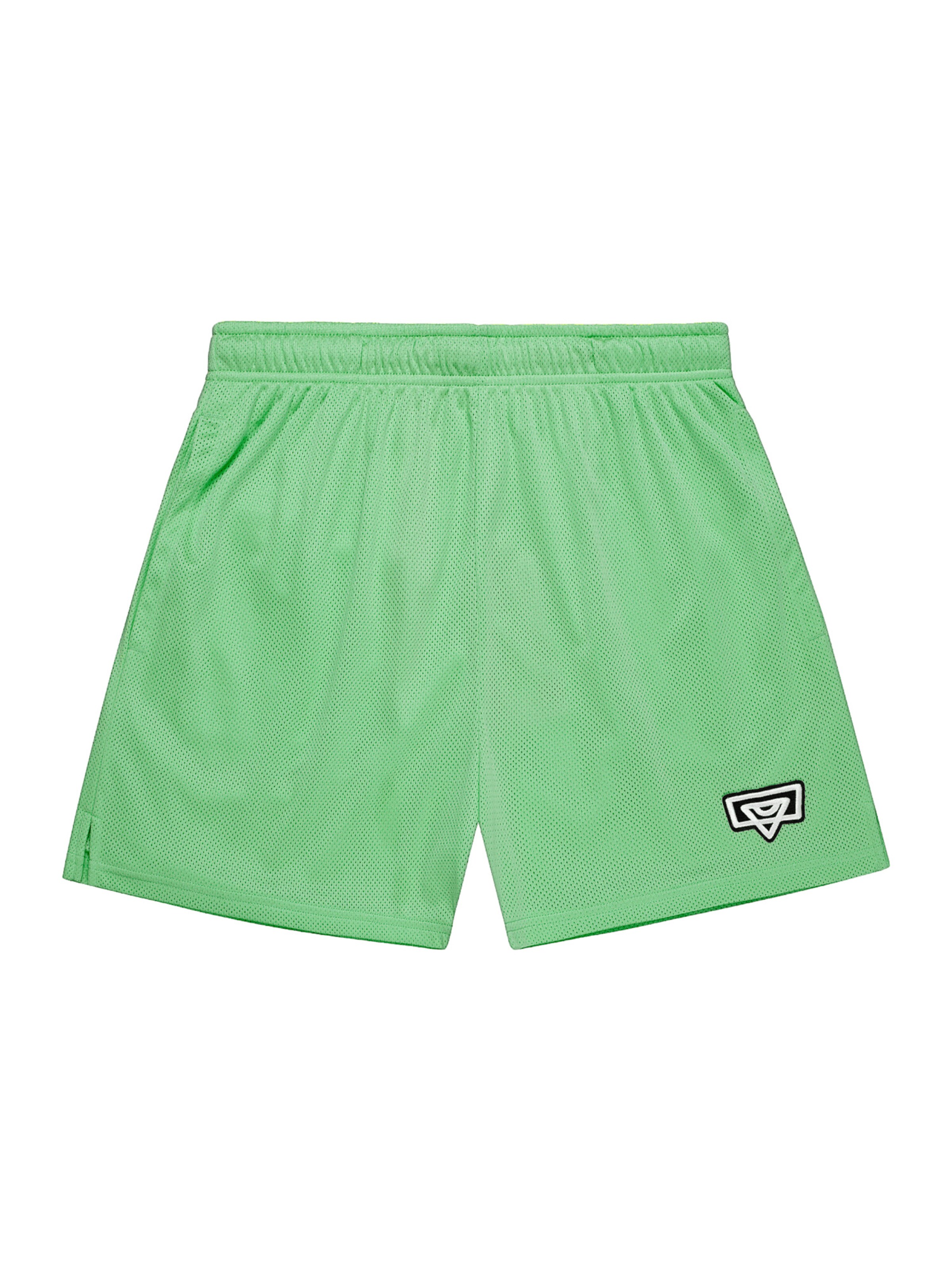 Bucketz Regular Sportshorts 'All Day' in Grün: Vorderseite
