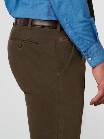 Regular Pantalon chino 'Bonn' MEYER en marron