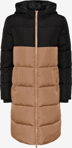Manteau d’hiver 'BEE' PIECES en marron : devant