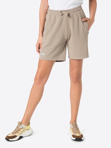 10k Wide Leg Shorts in Grau: predná strana