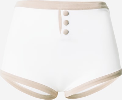 millane Shorts 'Gesina' in beige / offwhite, Produktansicht