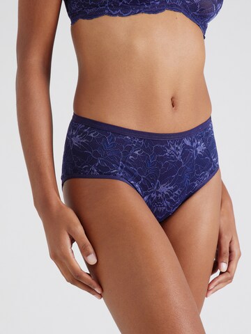 TRIUMPH - Cueca 'Amourette Charm' em azul: frente