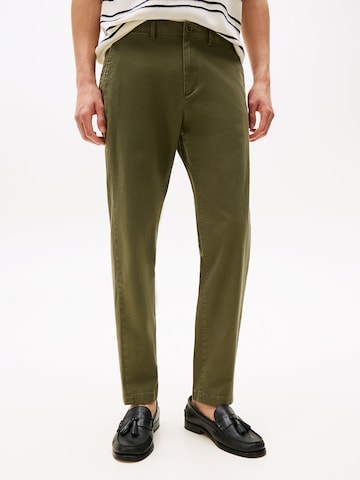 TOMMY HILFIGER Regular Chino 'Harlem Essential' in Groen: voorkant