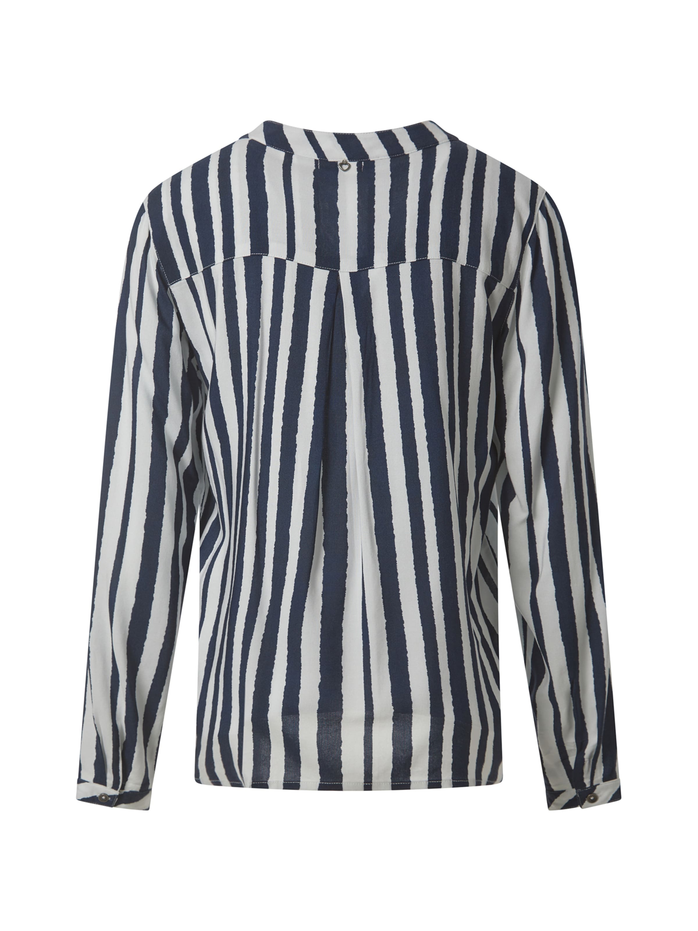 TIMEZONE Blouse 'Henley' in Blue