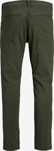 JACK & JONES Slimfit Chino hlače 'Marco' | zelena barva