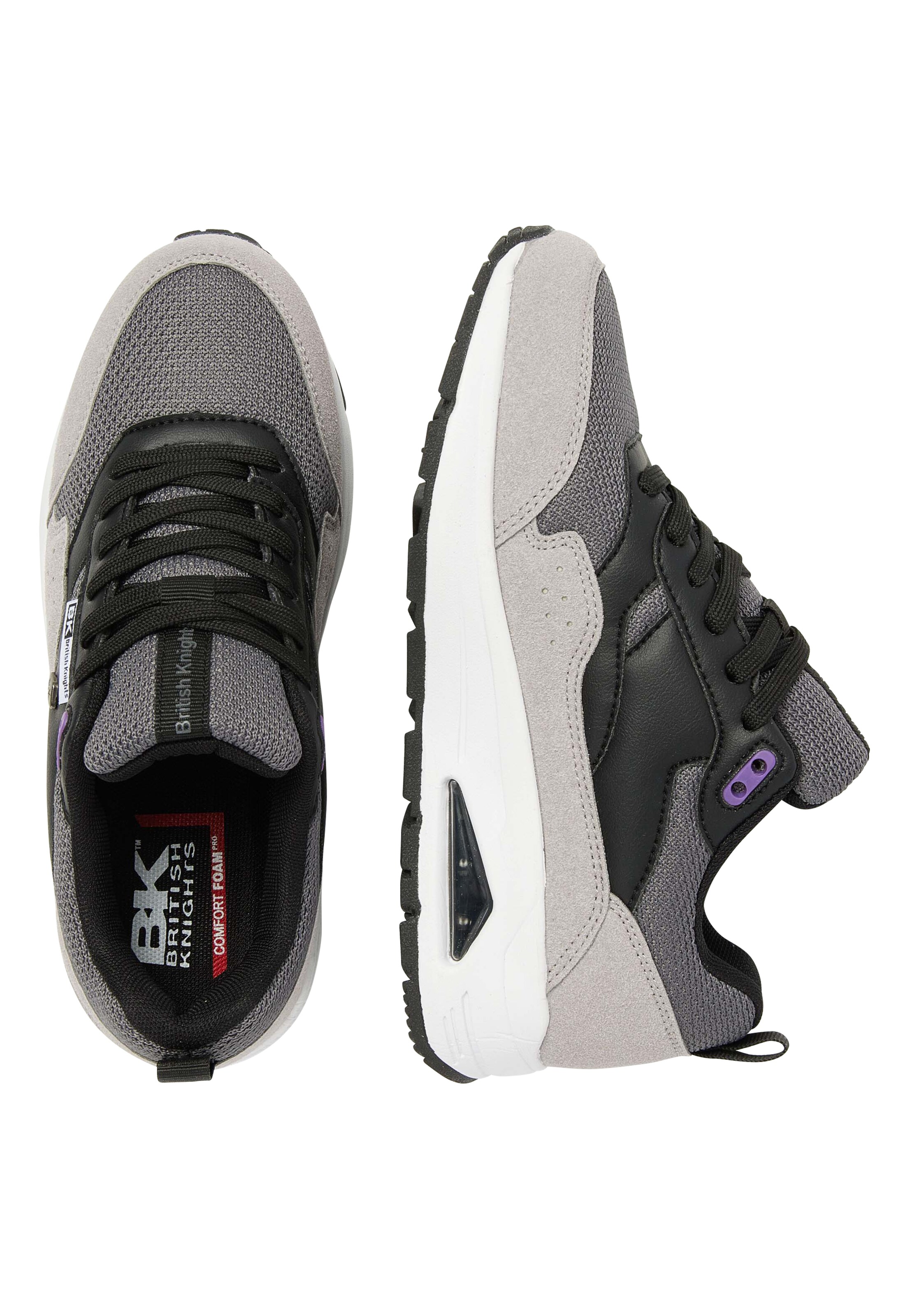 Sneaker bassa 'Lennox' di BRITISH KNIGHTS in grigio