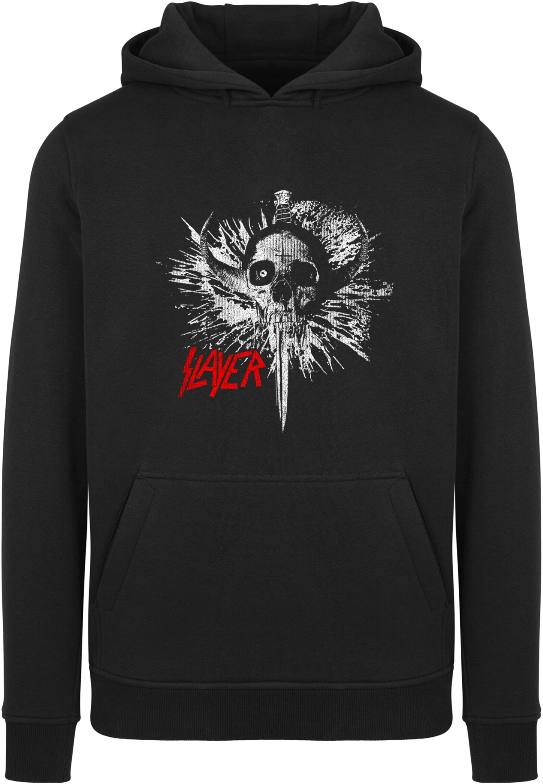 Sweat-shirt 'Slayer - Death Dagger' Merchcode en noir : devant