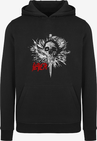 Merchcode Sweatshirt 'Slayer - Death Dagger' in Schwarz: predná strana
