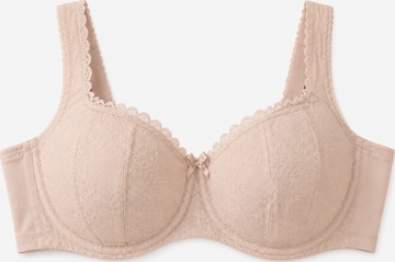 MILENKA Balconette Bra 'Balconette bra' in Orange: front