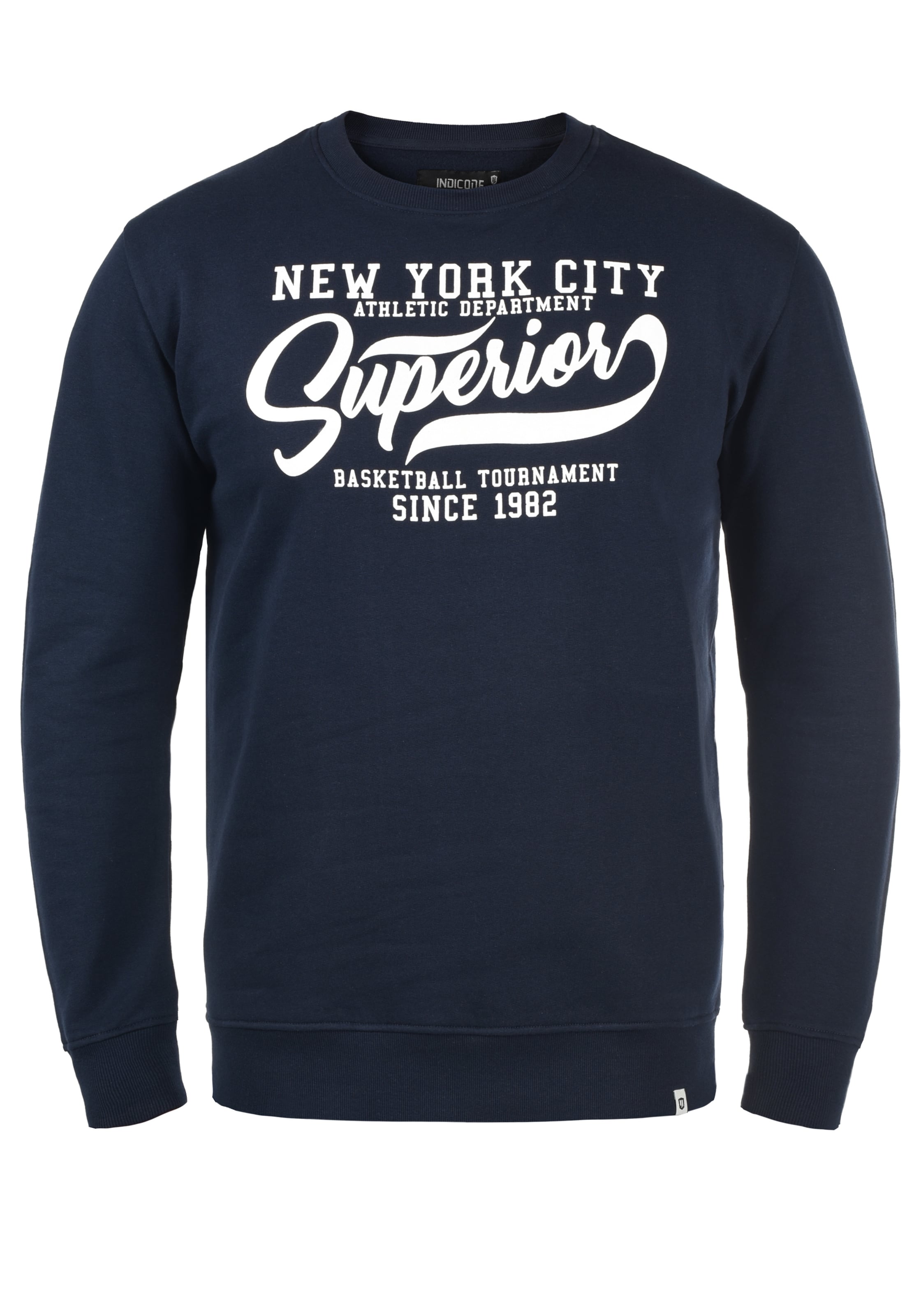 Sweat-shirt 'Galilero' INDICODE JEANS en bleu : devant