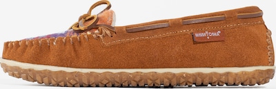 Minnetonka Mocassin 'Tilia' en 36 en marron / mélange de couleurs, Vue avec produit