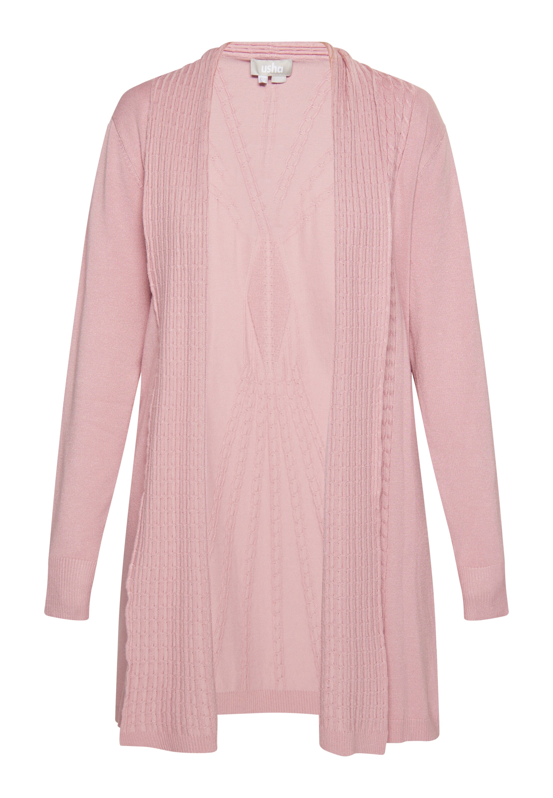 Usha Kardigán - rózsaszín: elől