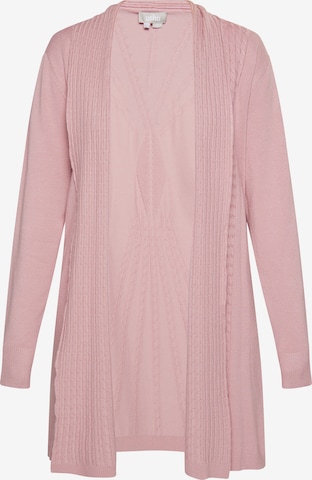 Cardigan Usha en rose : devant